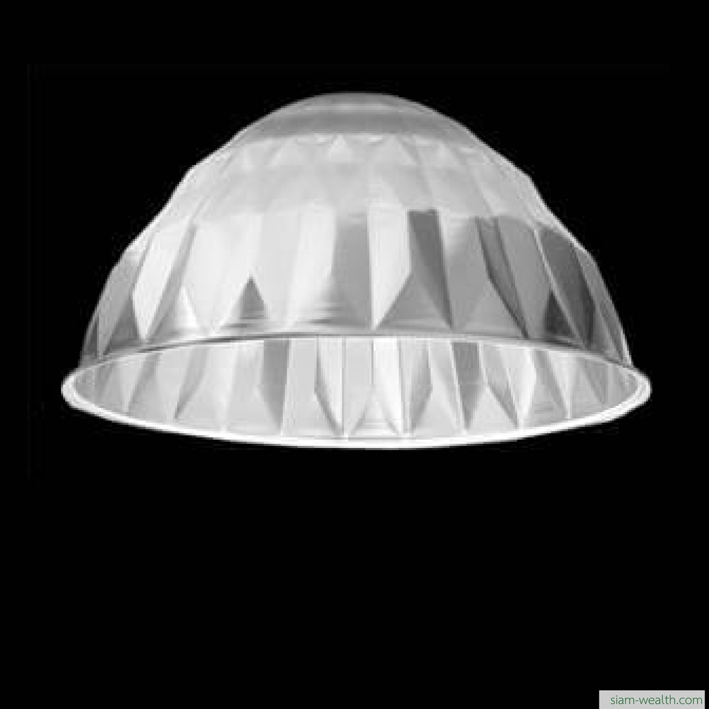 โคมฝาชีลายเพชร 22 นิ้ว ฝาครอบอะคริลิก (โคมเปล่า)