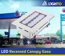 LED Recessed Downlight Canopy Gaso 2M