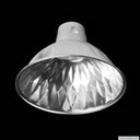 โคมฝาชีลายเพชร 16 นิ้ว ไม่มีกระจก (โคมเปล่าเพิ่มหลอด)