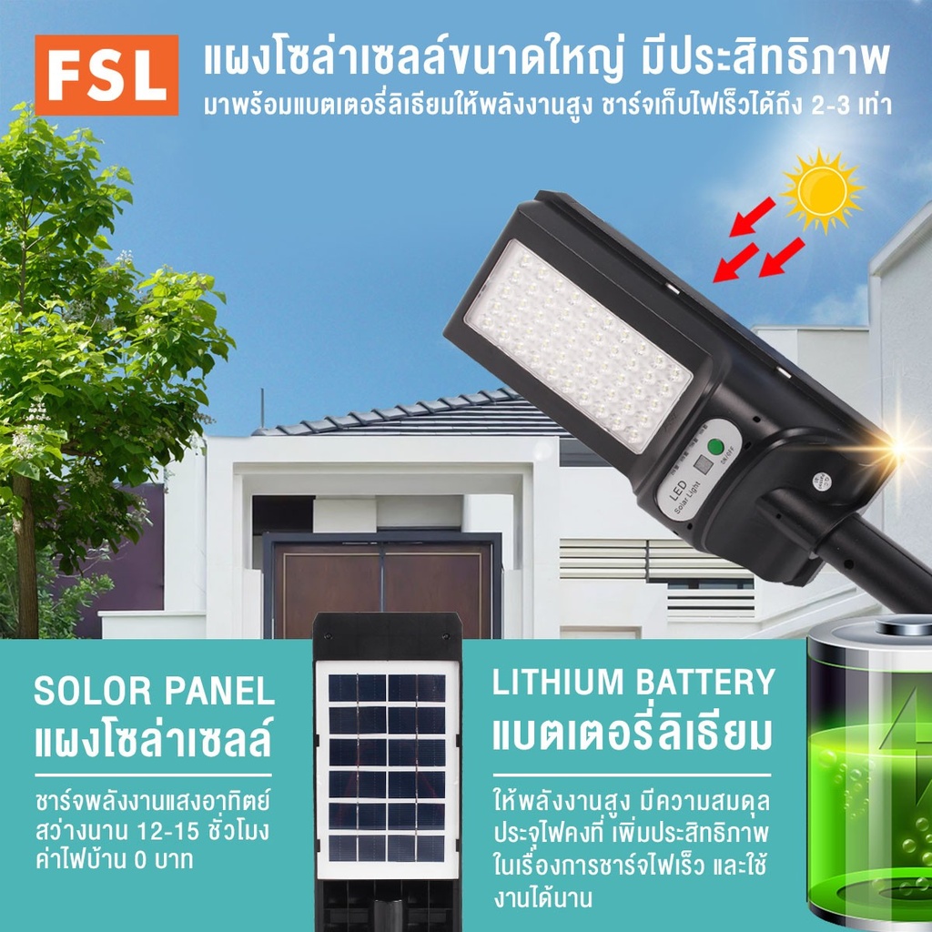 ไฟถนน โซล่าเซลล์